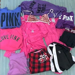 11 piece PINK/VS lot